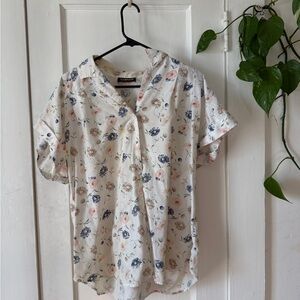 Cabrais Floral Print Blouse
